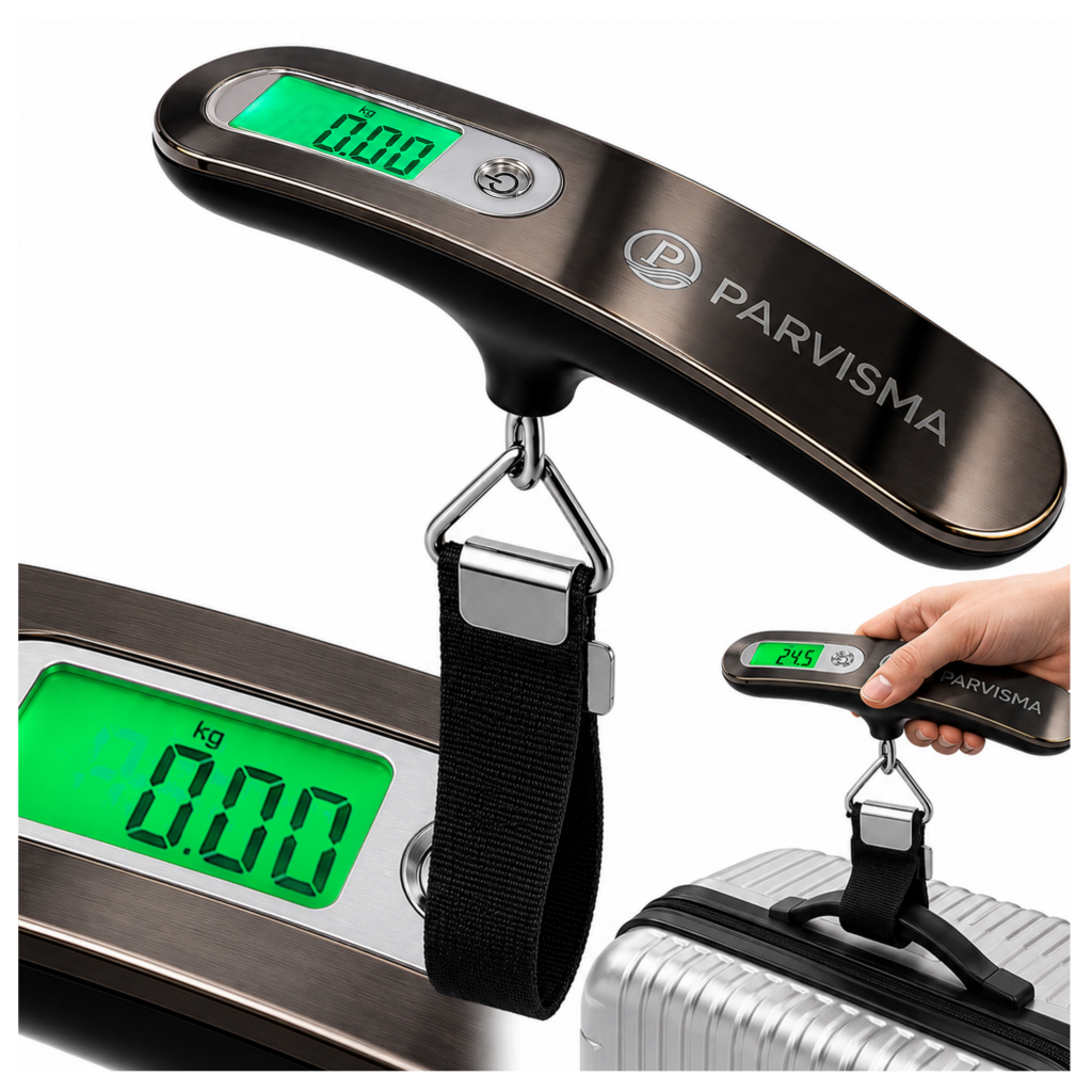 Waga Bagażowa 50 kg Podróżna Lotnicza Turystyczna LCD