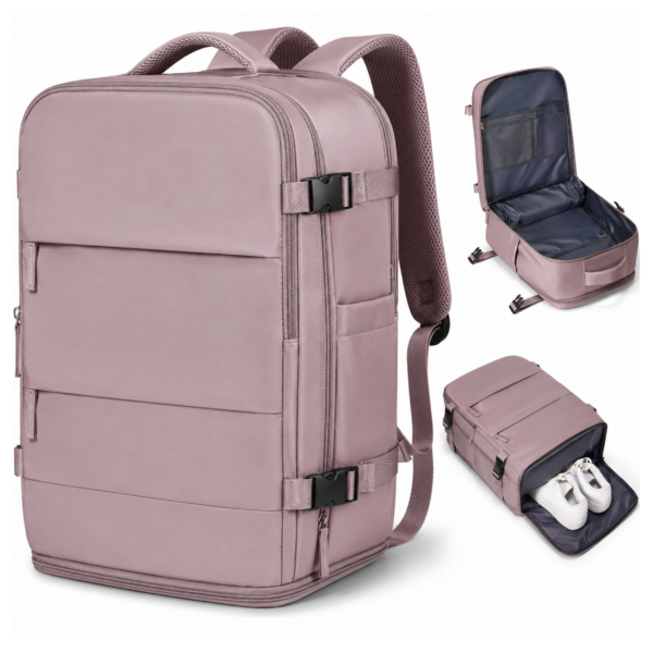 Plecak Podróżny Do Samolotu Easy Fly 40x30x20cm RYANAIR WIZZAIR - Różowy