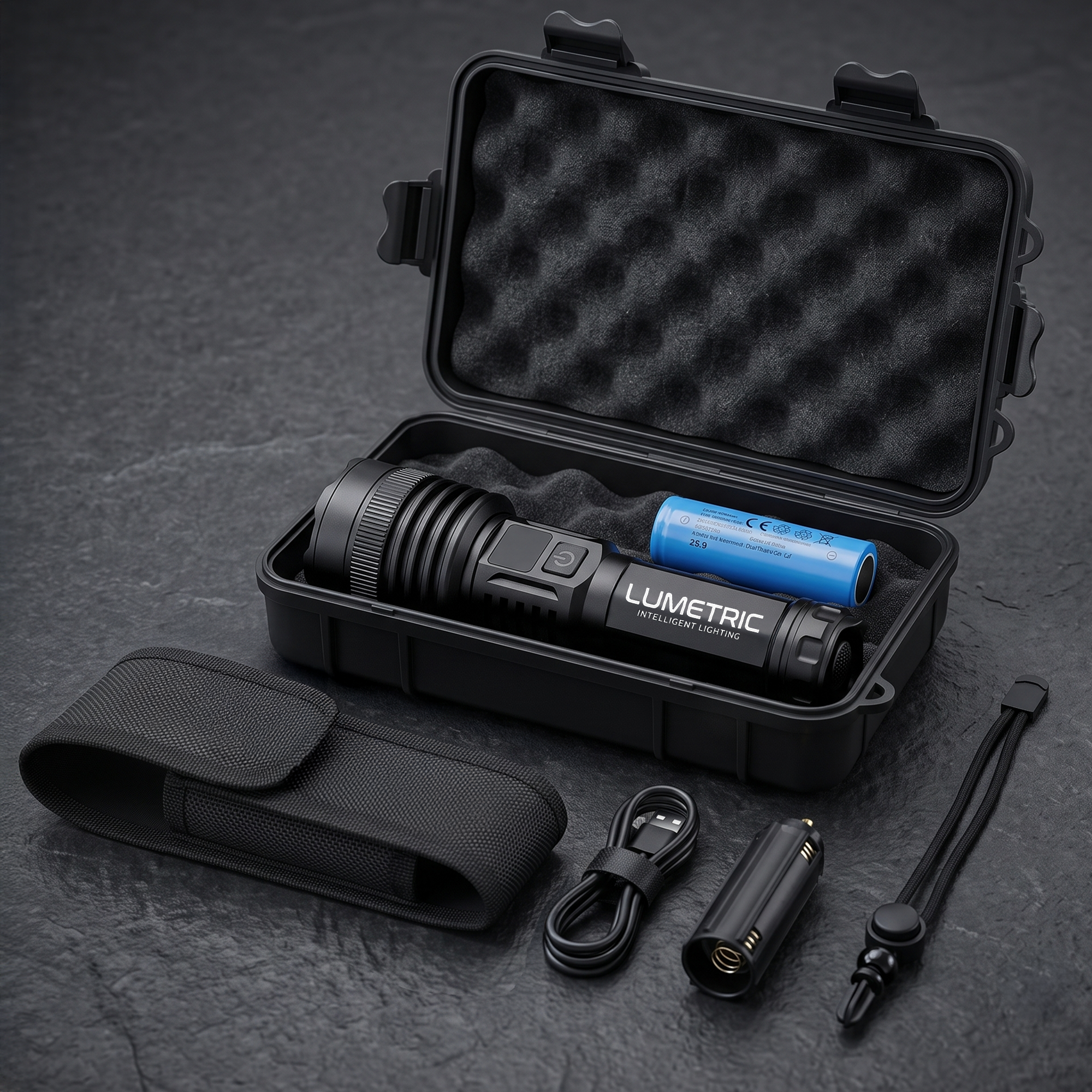 Latarka Taktyczna LED Lumetric z Funkcją Powerbank - obrazek 8
