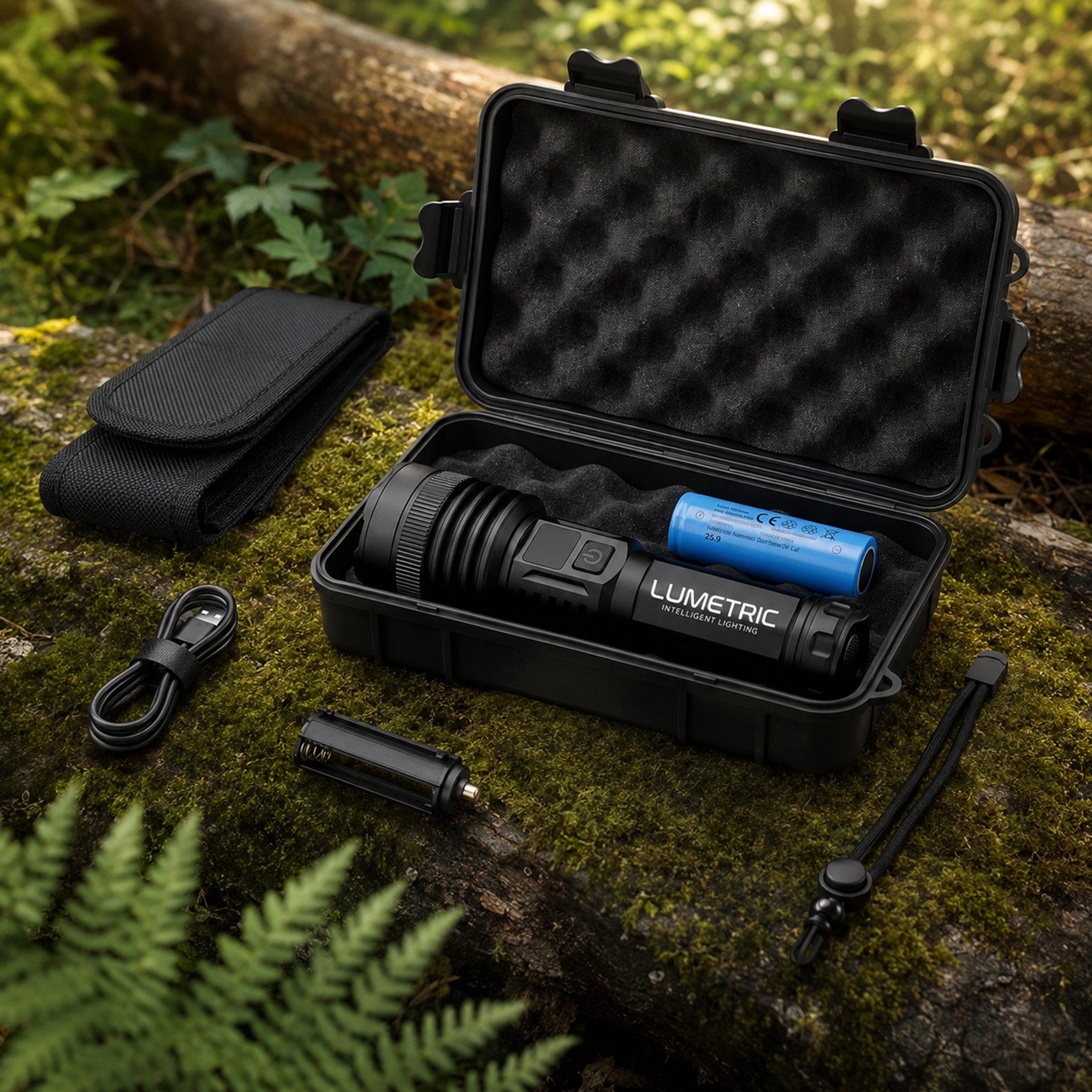 Latarka Taktyczna LED Lumetric z Funkcją Powerbank - obrazek 12
